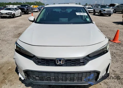 2025 Honda Civic Lx from USA, damaged, VIN 2HGFE2F2XSH555909